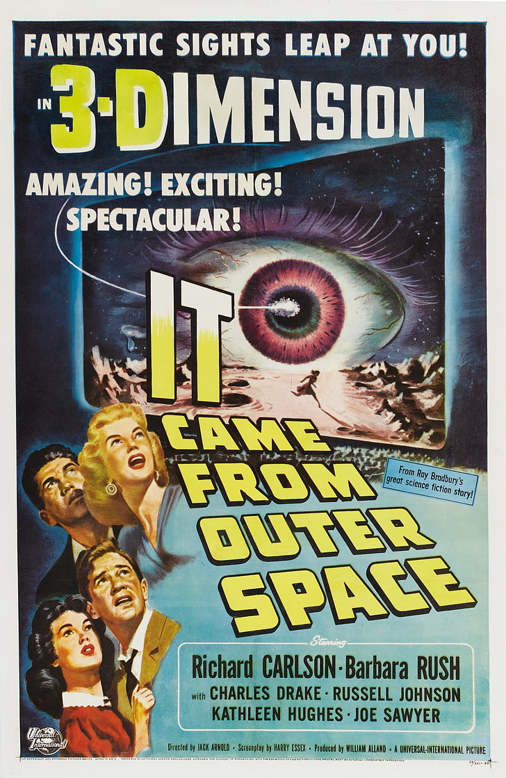 it came from outer space 1953 poster 01 movies exploitation 1950x3000  Space Outer Space HD Art
