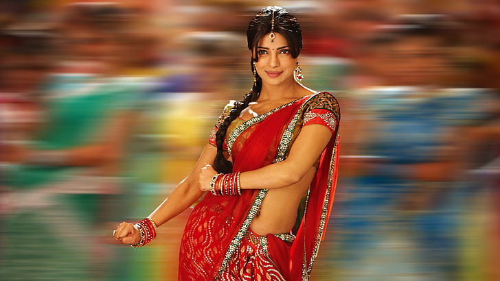 Priyanka Chopra in Saree, indian actress
