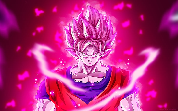HD wallpaper: Outbreak Goku Dragon Ball Super 4K HD, pink color, purple,  indoors | Wallpaper Flare