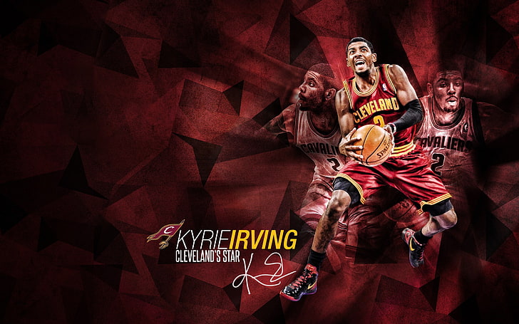 Kyrie Andrew Irving, Kyrie Irving Cleveland's Star wallpaper, HD wallpaper