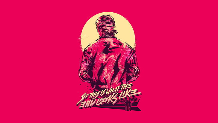 So this is what the end looks like wallpaper, Hotline Miami, Hotline Miami 2
