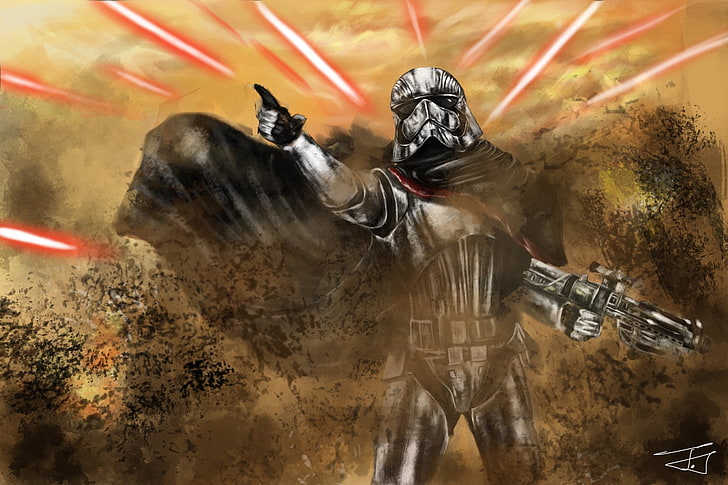 Star Wars, Star Wars Episode VII: The Force Awakens, Captain Phasma, HD wallpaper