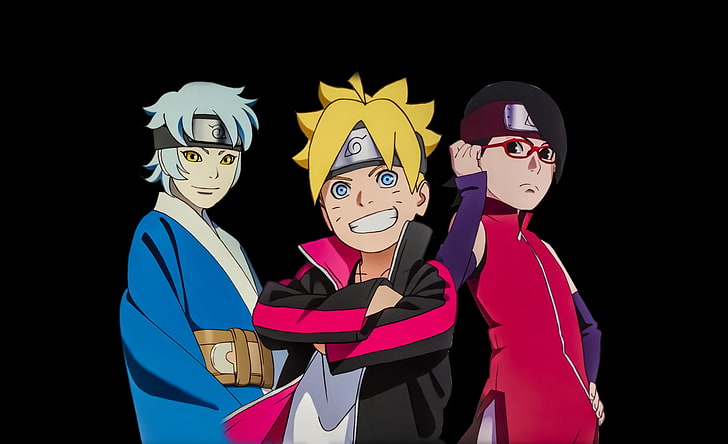 Anime, Boruto, Boruto Uzumaki, Mitsuki (Naruto), Sarada Uchiha, HD wallpaper
