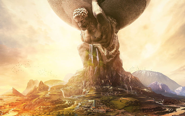 Sid Meier's Civilization 6, Games, sky, sculpture, art and craft, HD wallpaper
