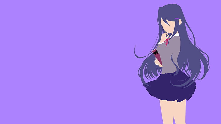 HD wallpaper: visual novel, Yuri (Doki Doki Literature Club), anime girls |  Wallpaper Flare