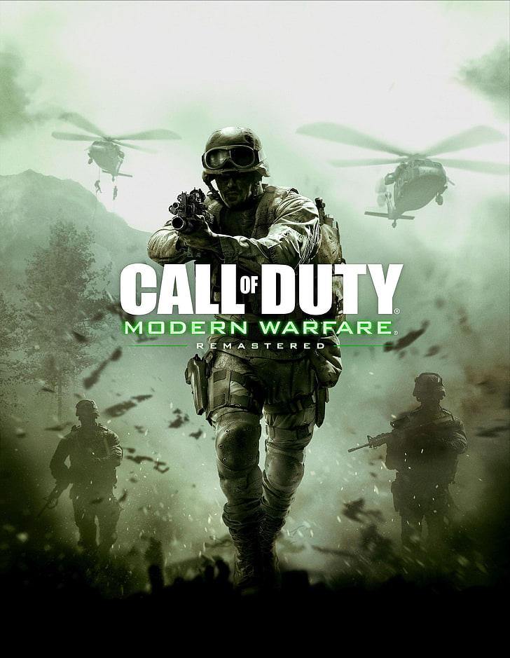 Call of Duty Modern Warfare game cover, Call of Duty 4: Modern Warfare