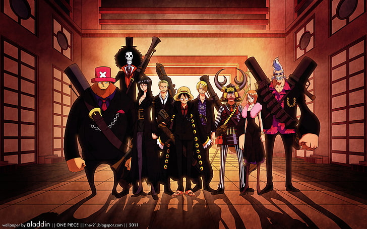 One Piece, anime, group of people, performance, arts culture and entertainment, HD wallpaper
