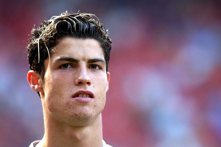 Cristiano Ronaldo black and white face Wallpaper Download | MobCup