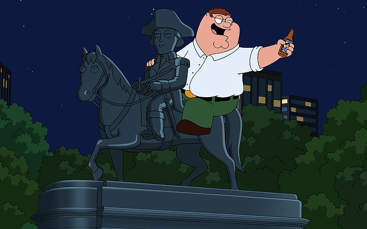 Family Guy, Peter Griffin, drunk, beer, HD wallpaper