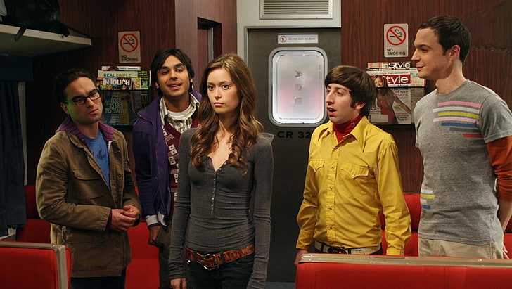 The Big Bang Theory, Summer Glau, Raj Koothrappali, Sheldon Cooper, HD wallpaper