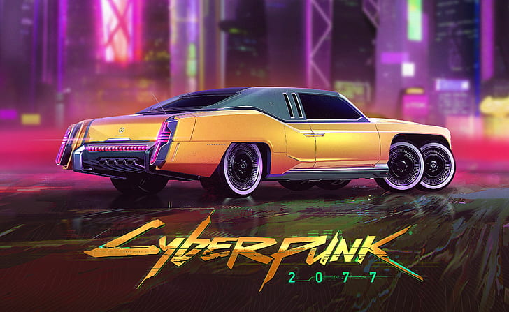 Video Game, Cyberpunk 2077, Car, Vehicle, HD wallpaper