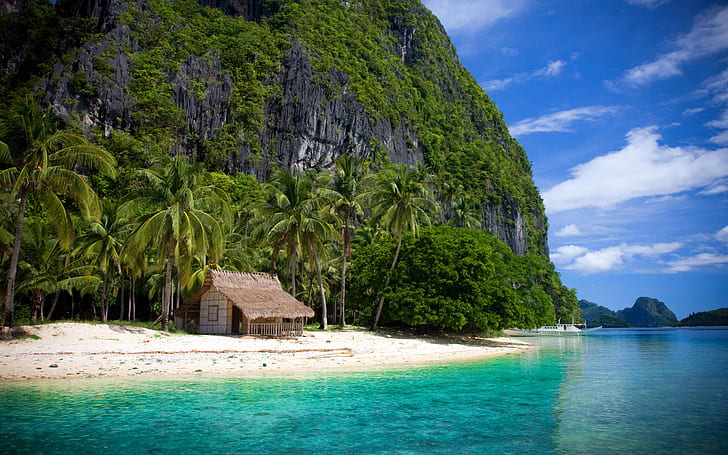 Bacuit Bay El Nido Palawan Philippines Islands Lagoons With Turquoise Waters Sandy Beaches Best Hd Scenery Wallpapers 2560×1600