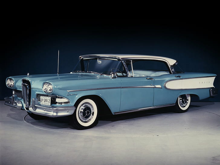 1958, 4 door, 57a, corsair, edsel, hardtop, retro, HD wallpaper