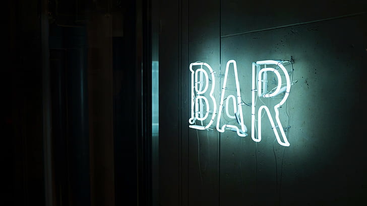 bar, neon, signs, photography, neon sign