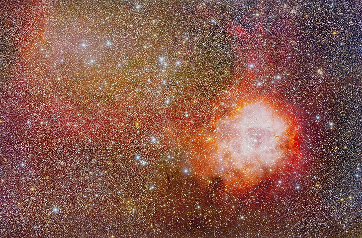 space, Nebula, Outlet, Unicorn, NGC 2237, in the constellation