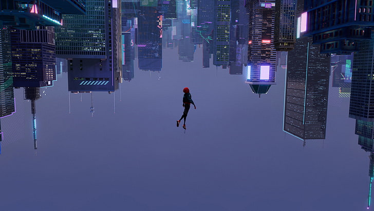 Miles Morales (Spider-Man: Into the Spider-Verse), building exterior, HD wallpaper