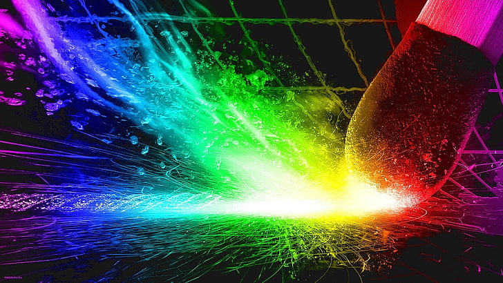 light, laser, special effects, match, colorful, digital art