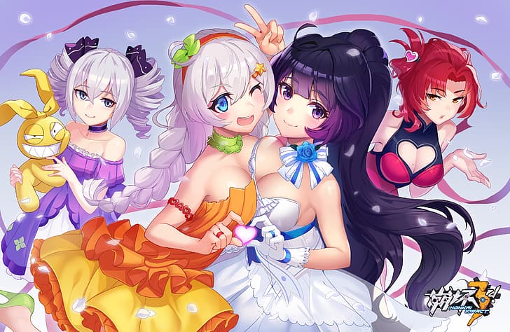 anime girls, Honkai Impact 3rd, Bronya Zaychik, Kiana Kaslana