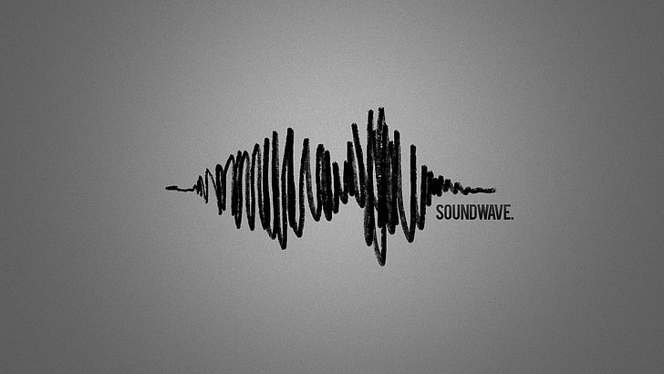 sound wave illustration, mixing consoles, techno, copy space, HD wallpaper