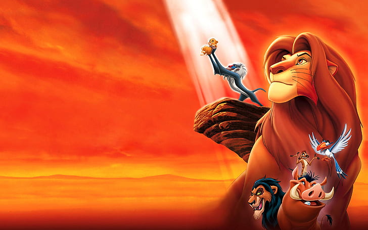 Monkey Rafiki Shows Newborn Simba The Lion King Scene Wallpaper Hd 2560×1600