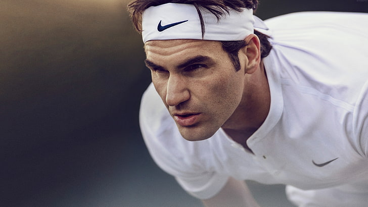 Sweden, Nike, tennis, Roger Federer, one person, indoors, men, HD wallpaper