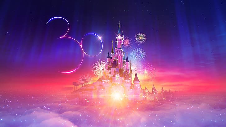 Disneyland, Paris, fireworks