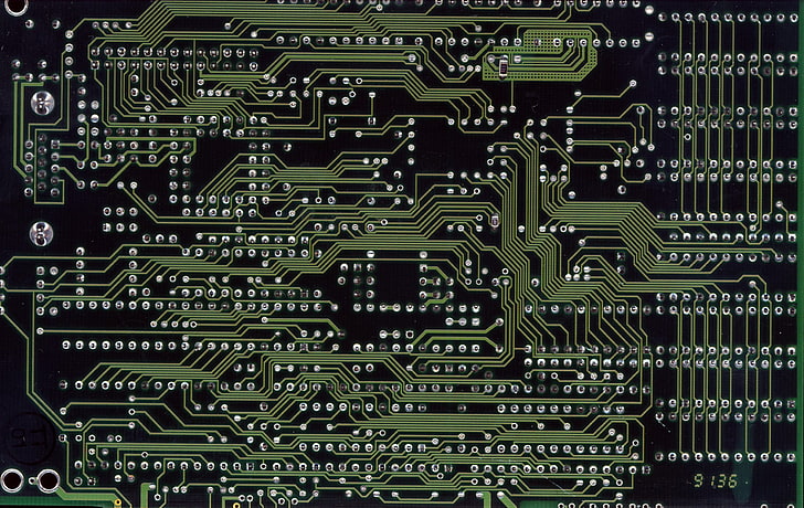 Hd Wallpaper Green And Black Circuit Board Technology Circuits Electronics Wallpaper Flare