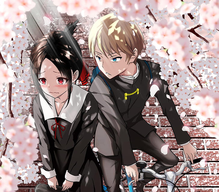 Anime, Kaguya-sama: Love is War, Kaguya Shinomiya, Miyuki Shirogane, HD wallpaper