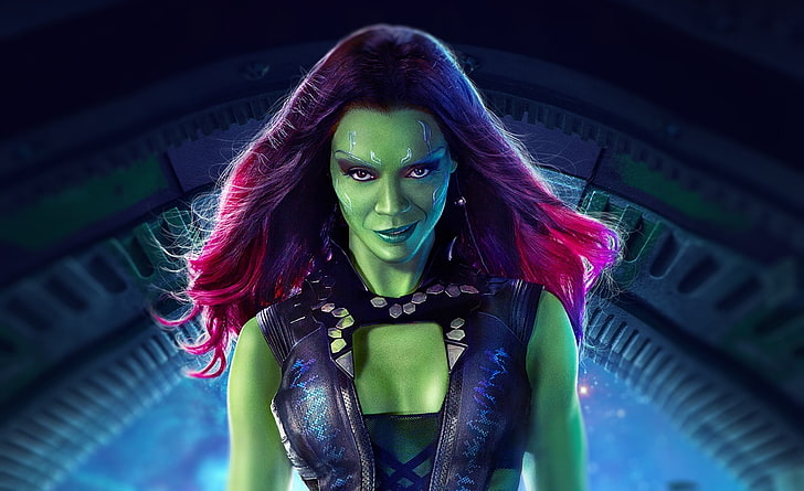 Gamora - Guardians Of The Galaxy 2014 Movie, Marvel Studios Guardians of the Galaxy Gamora wallpaper
