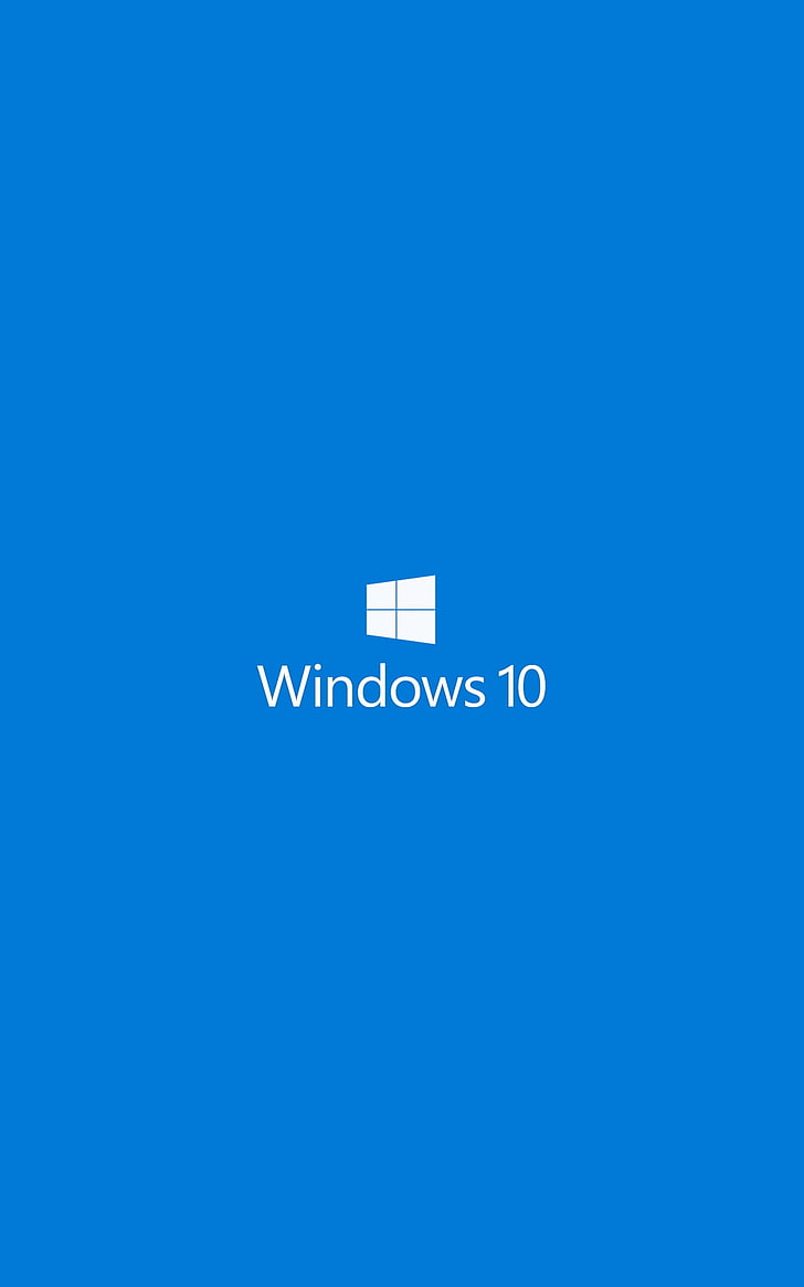 Microsoft Windows 10 OS, operating system, minimalism, portrait display HD wallpaper