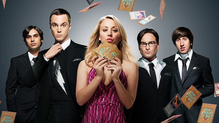 woman holding card, The Big Bang Theory, Sheldon Cooper, Leonard Hofstadter