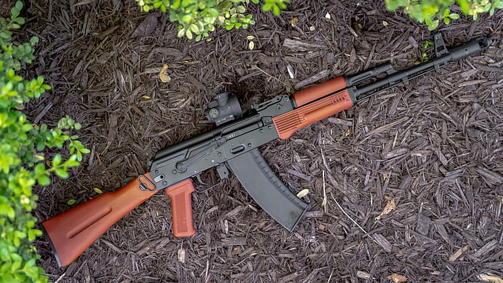 weapons, gun, custom, Kalashnikov, assault Rifle, AK 74