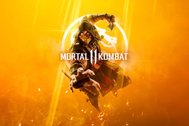 Mortal Kombat X Scorpion Goro Raiden, Scorpion, insects, video Game,  desktop Wallpaper png | PNGWing