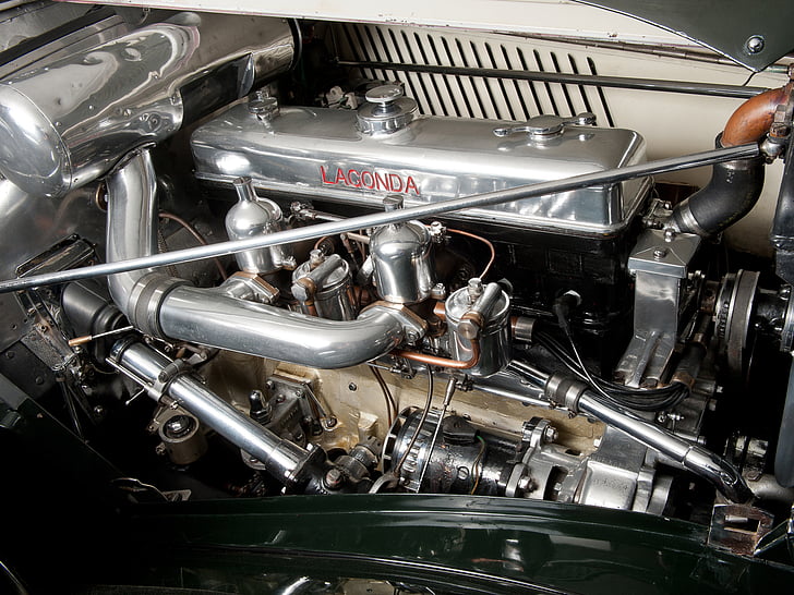 1937, coupe, drophead, engine, lagonda, lg6, luxury, retro, HD wallpaper