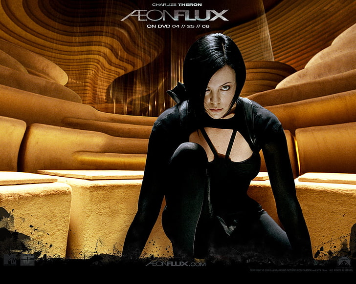 HD wallpaper: Charlize Theron, women, Aeon Flux, black hair, science  fiction | Wallpaper Flare