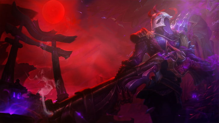 Blood Moon (league of legends), Jhin, HD wallpaper