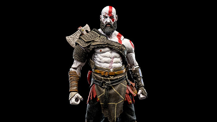 kratos, god of war 4, games, ps games, hd, 4k, artwork