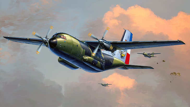 artwork, military, aircraft, military aircraft, air vehicle, HD wallpaper