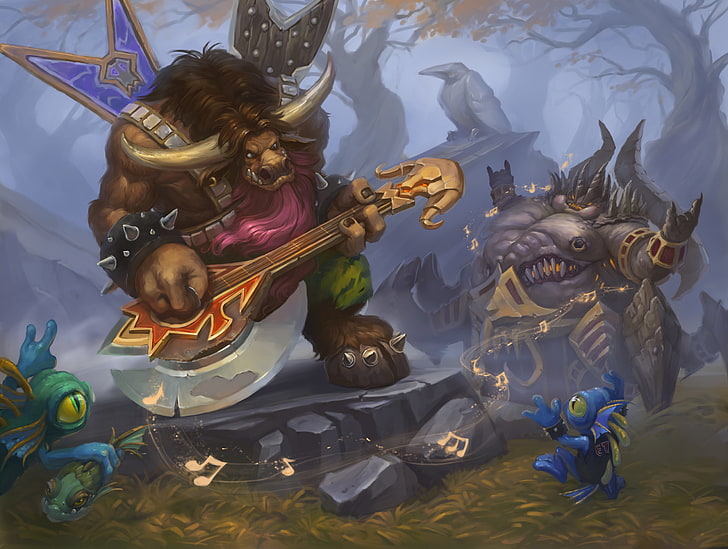 animals digital wallpaper, World of Warcraft, diablo, wow, hots