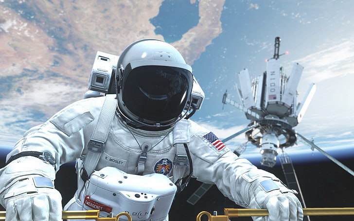 space, astronaut, Earth, NASA, Call of Duty, Call of Duty: Ghosts