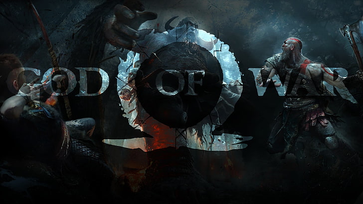 God Of War 3D wallpaper, god of war 4, video games, Kratos, Omega HD wallpaper