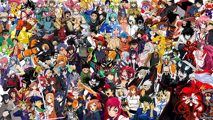 anime, compilation, Naruto Shippuuden, High School DxD, Tengen Toppa Gurren Lagann