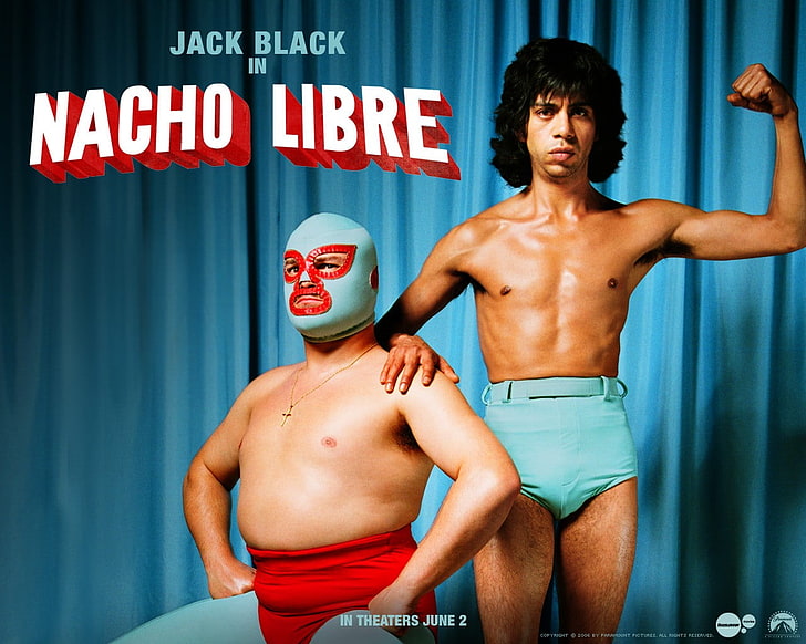 Jack Black in Nacho Libre cover, Film posters, Lucha Libre, Héctor Jiménez, HD wallpaper