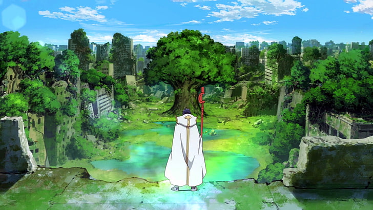 HD wallpaper: Anime, Log Horizon, Shiroe (Log Horizon), water, tree, one  person | Wallpaper Flare
