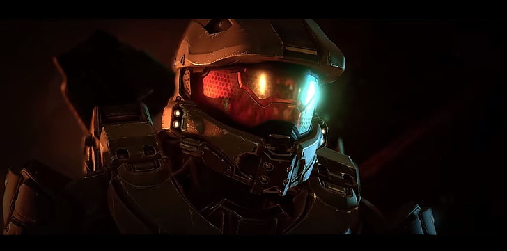 Master Chief, Halo 5, Halo 5: Guardians, Xbox One, helmet, work helmet, HD wallpaper