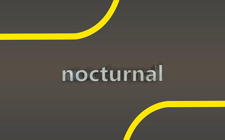 typography, minimalism, digital art, yellow, text, technology, HD wallpaper
