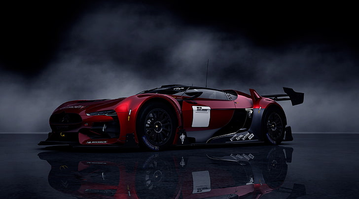 Citroen GT Super Sport HD Wallpaper, red coupe, Games, Gran Turismo