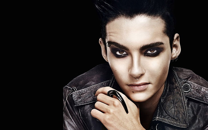 Tokio hotel, Soloist, Face, Make-up, Look, portrait, young adult, HD wallpaper