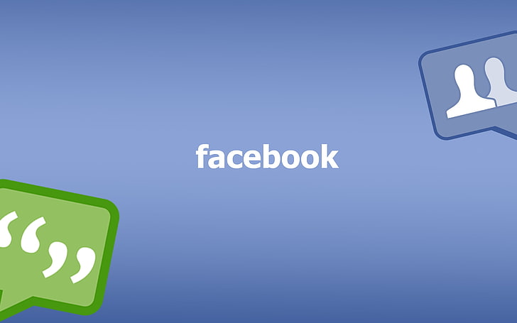 Facebook icon, social network, design, logo, vector, illustration, HD wallpaper