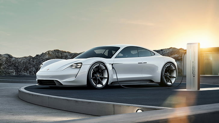 Porsche Taycan, Electric Car, supercar, 2020 Cars, 4K